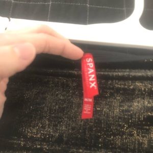 Spanx velvet shine leggings. Medium